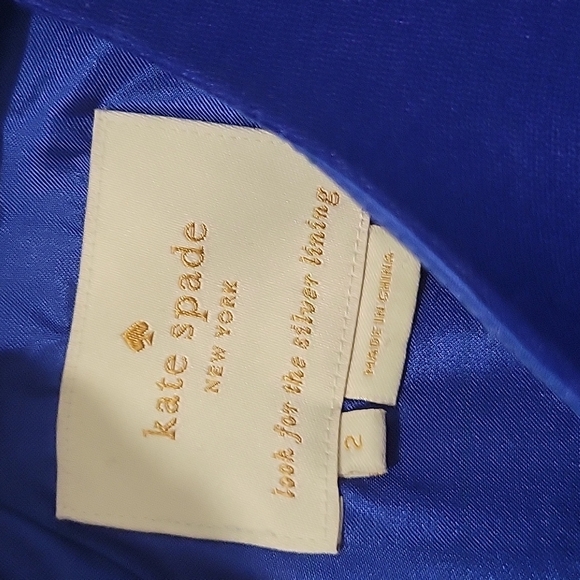 🎀 Kate Spade ♠️ Navy Blue Dress - Picture 3 of 3